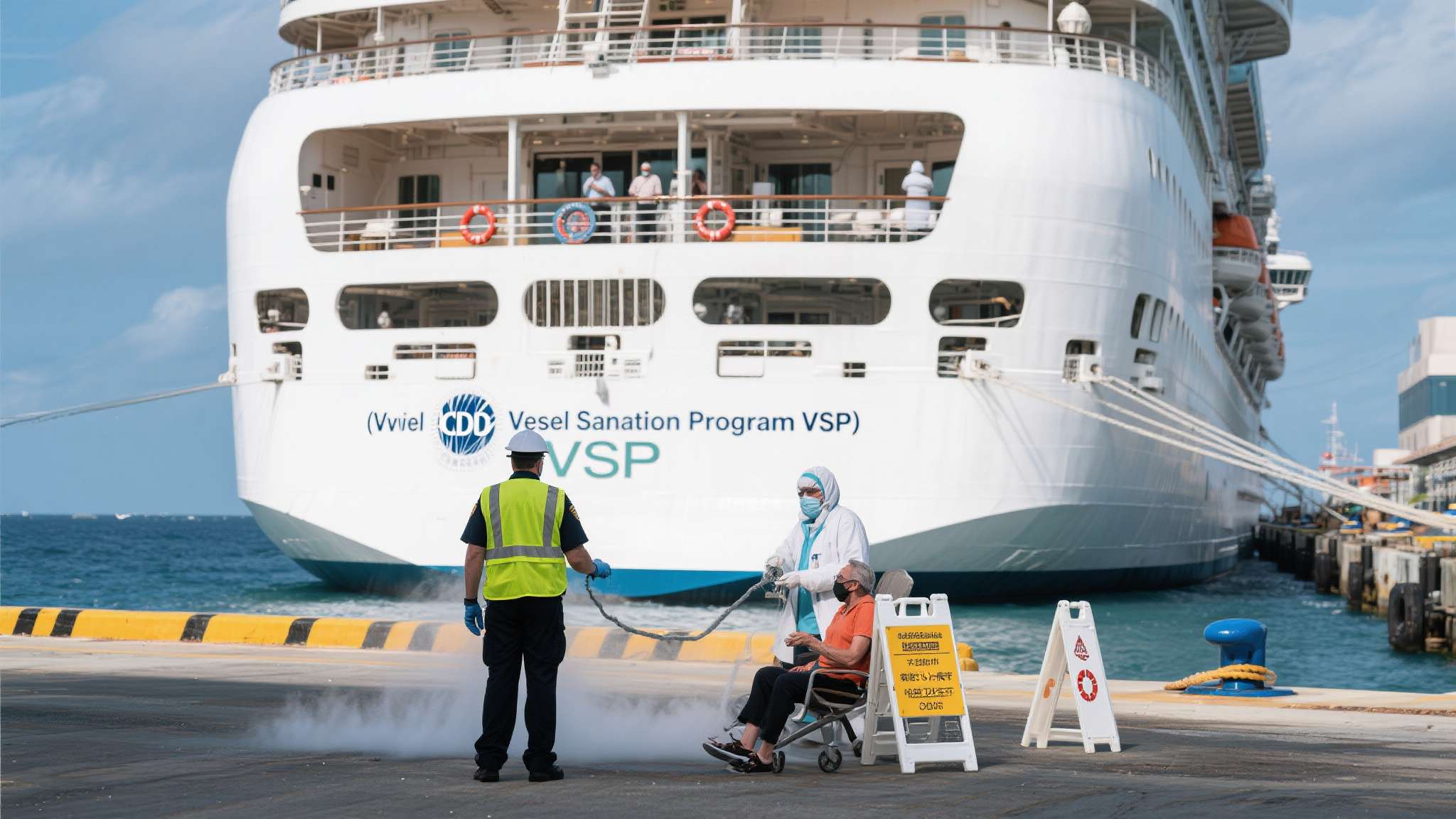 美国游轮被炸最新消息 美国CDC专门设立了"船舶卫生项目"(Vessel Sanitation Pro